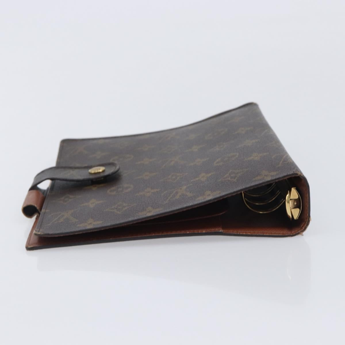 LOUIS VUITTON Monogram Agenda GM Day Planner Cover R20006 LV Auth BA16538
