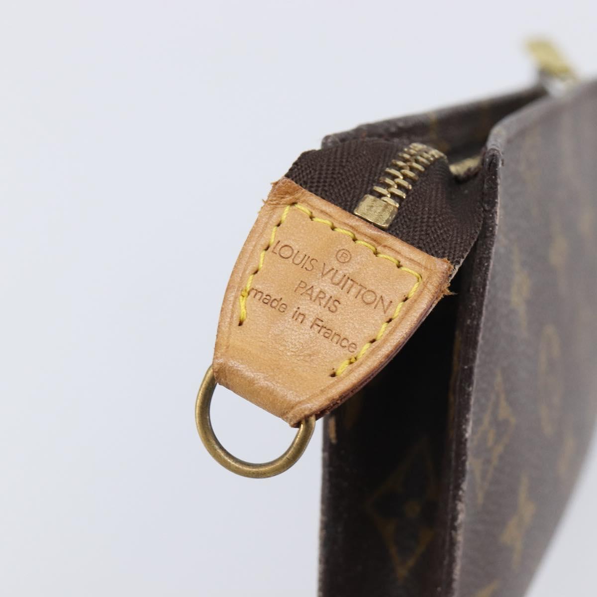 LOUIS VUITTON Monogram Bucket GM Pouch Accessory Pouch LV Auth BA16540