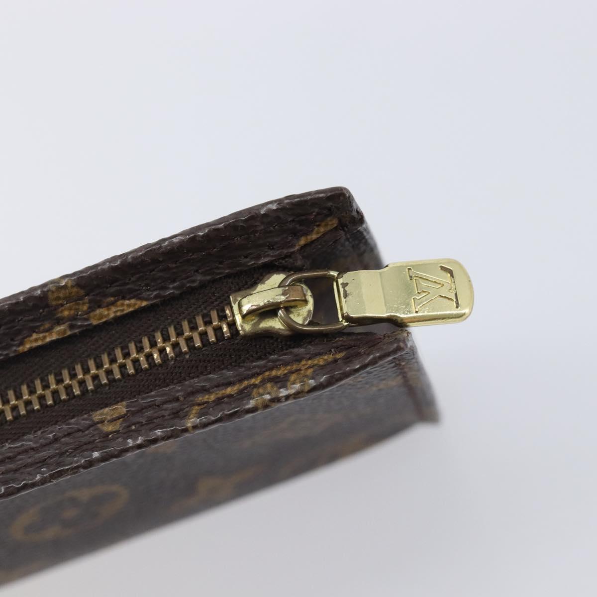 LOUIS VUITTON Monogram Bucket GM Pouch Accessory Pouch LV Auth BA16541