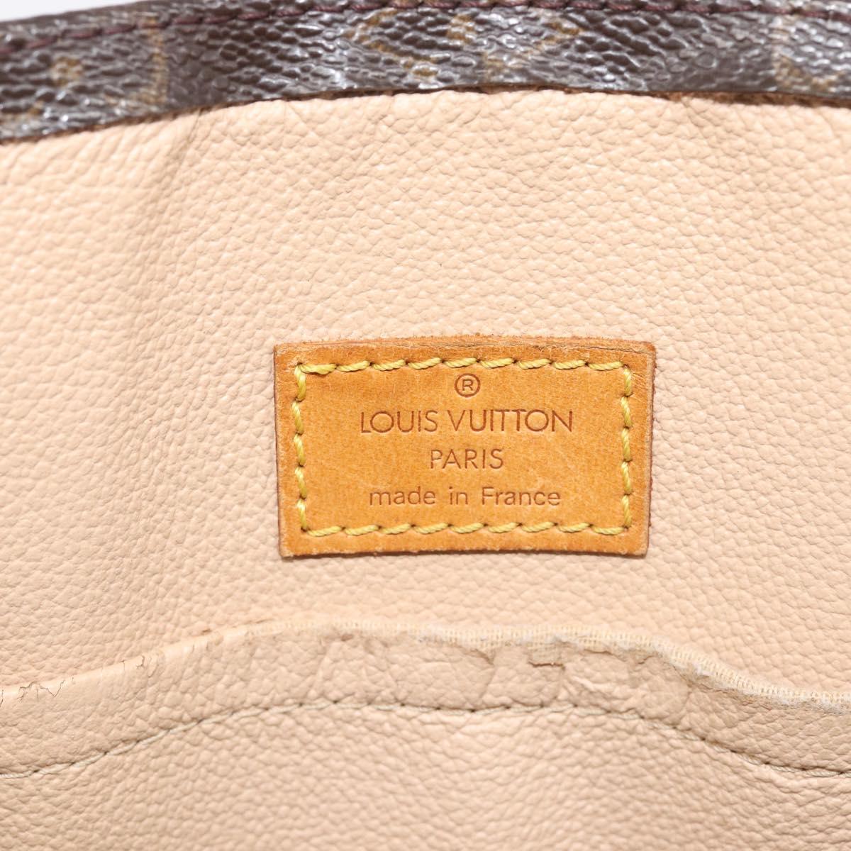 LOUIS VUITTON Monogram Sac Plat Hand Bag M51140 LV Auth BA16574