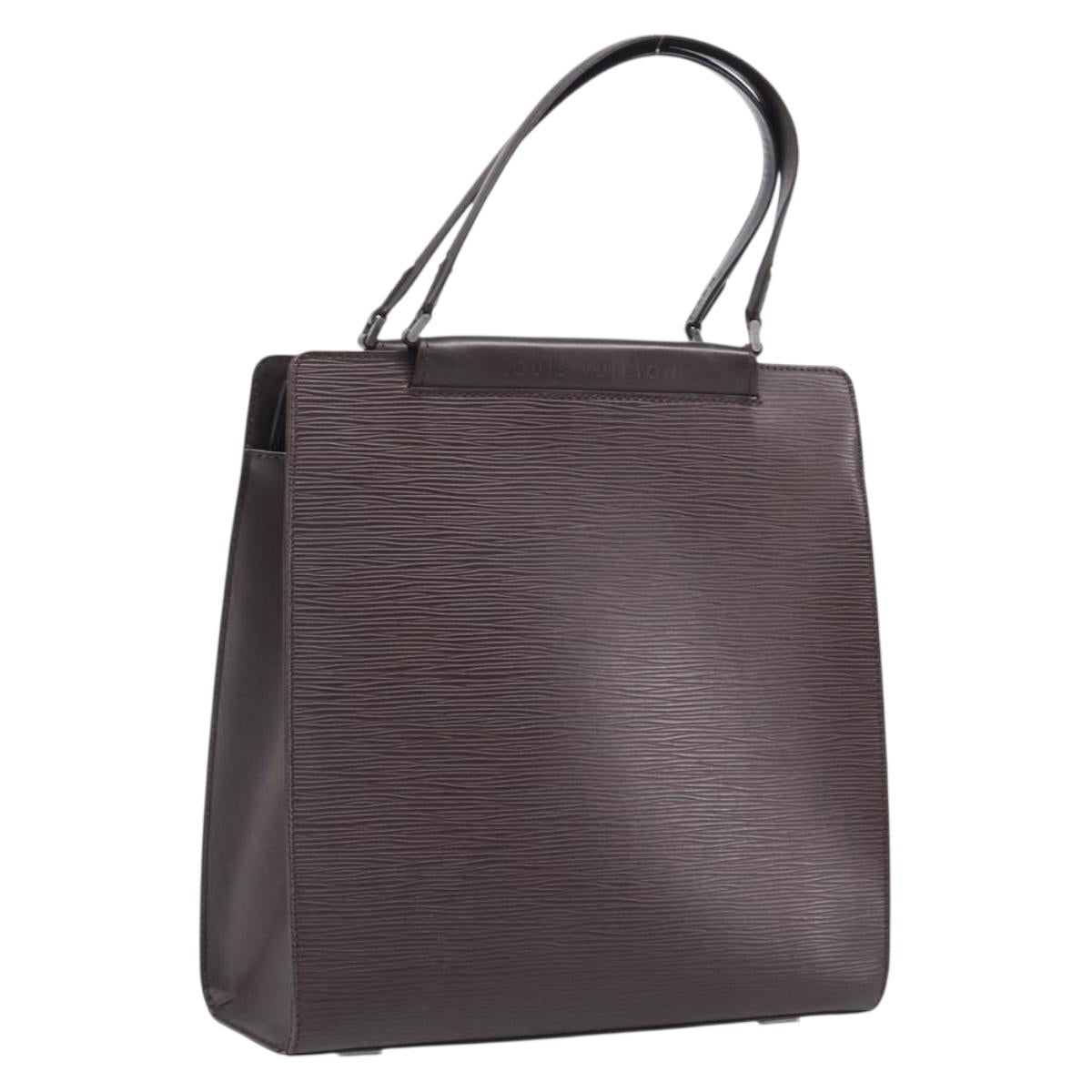 LOUIS VUITTON Epi Figari PM Hand Bag Mocha M5201D LV Auth BA16582