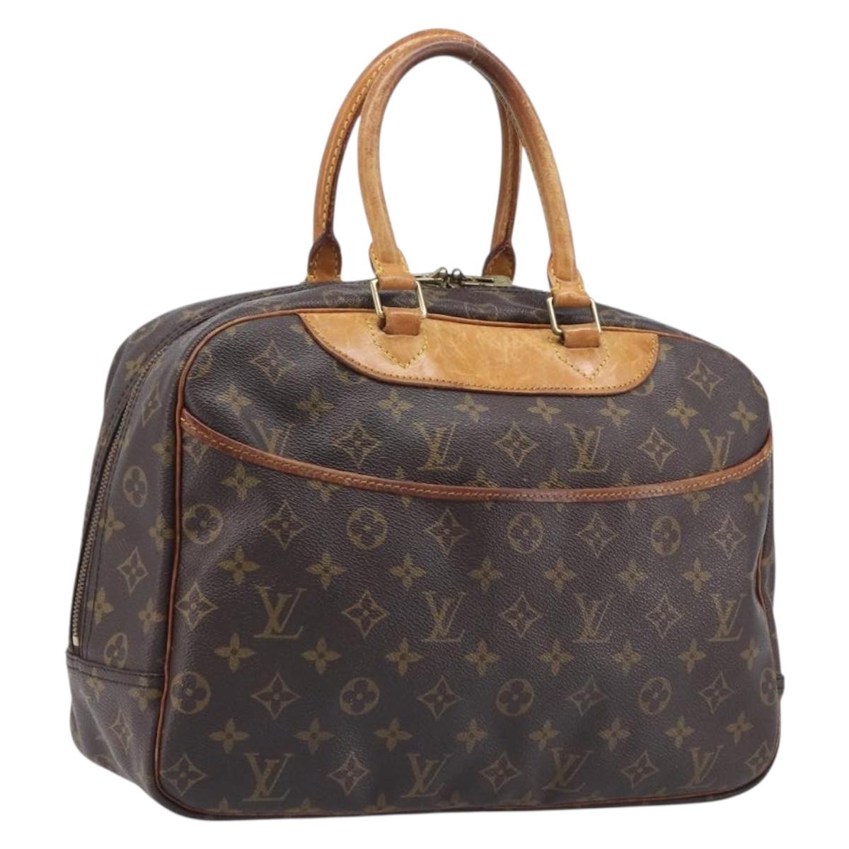 LOUIS VUITTON Monogram Deauville Hand Bag M47270 LV Auth BA16584