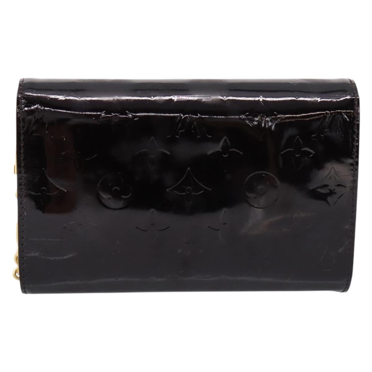 LOUIS VUITTON Monogram Vernis Bel Ale Shoulder Bag Amarante M93613 Auth BA16588