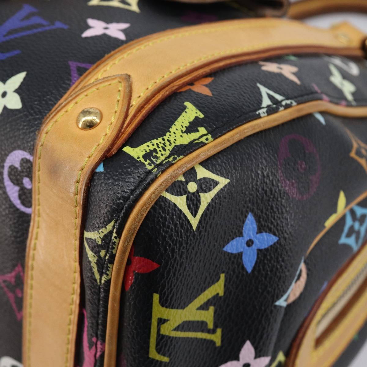 LOUIS VUITTON Monogram Multicolor Priscilla Hand Bag Black M40097 Auth BA16592A