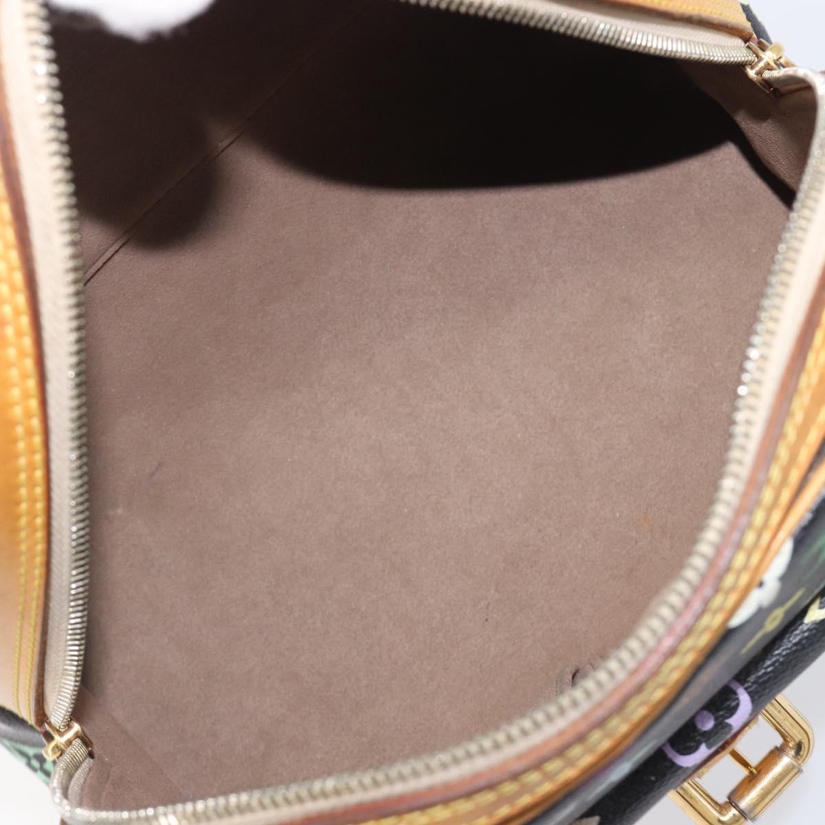 LOUIS VUITTON Monogram Multicolor Priscilla Hand Bag Black M40097 Auth BA16592A
