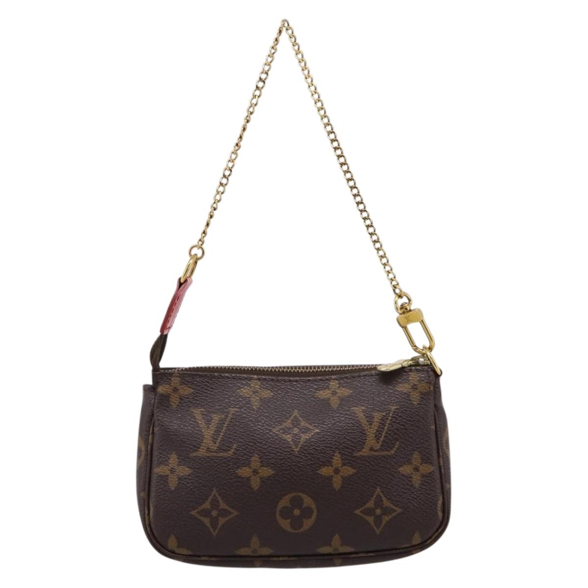 LOUIS VUITTON Monogram Vivienne Mini Pochette Accessoires M69976 Auth BA16597SAM