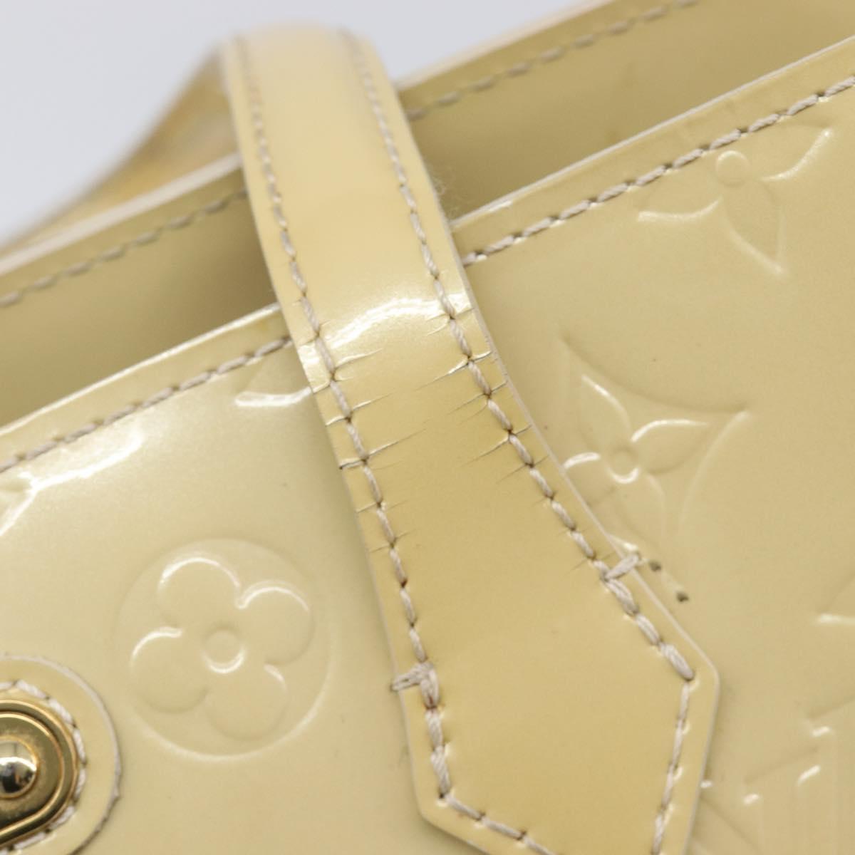 LOUIS VUITTON Monogram Vernis Wilshire MM Bag Broncorail M91441 LV Auth BA16642