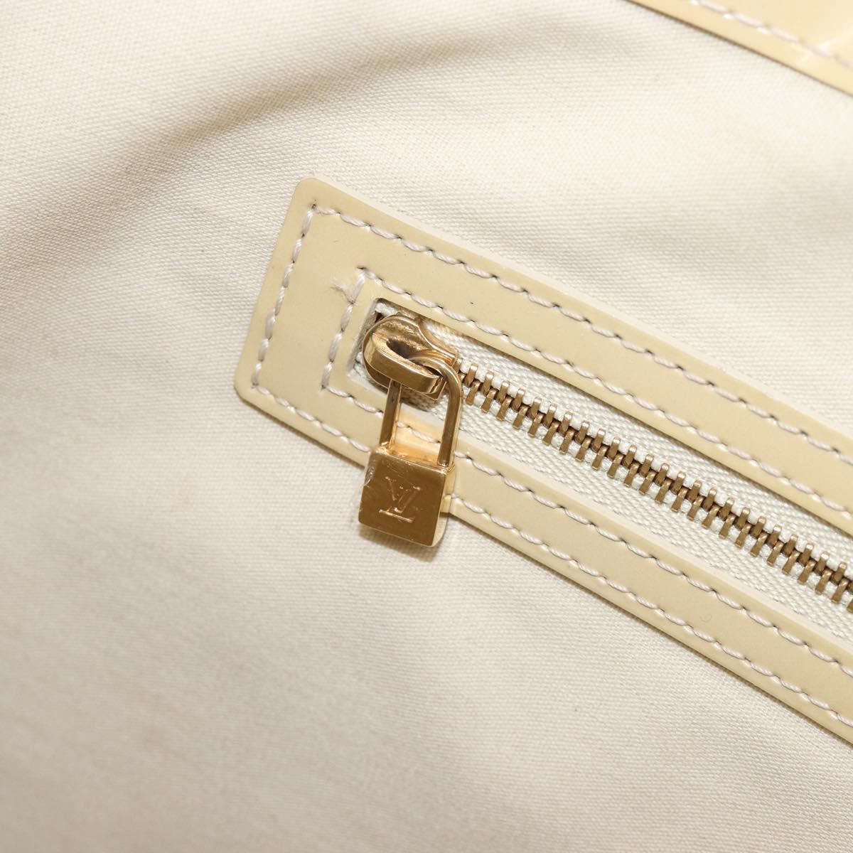 LOUIS VUITTON Monogram Vernis Wilshire MM Bag Broncorail M91441 LV Auth BA16642