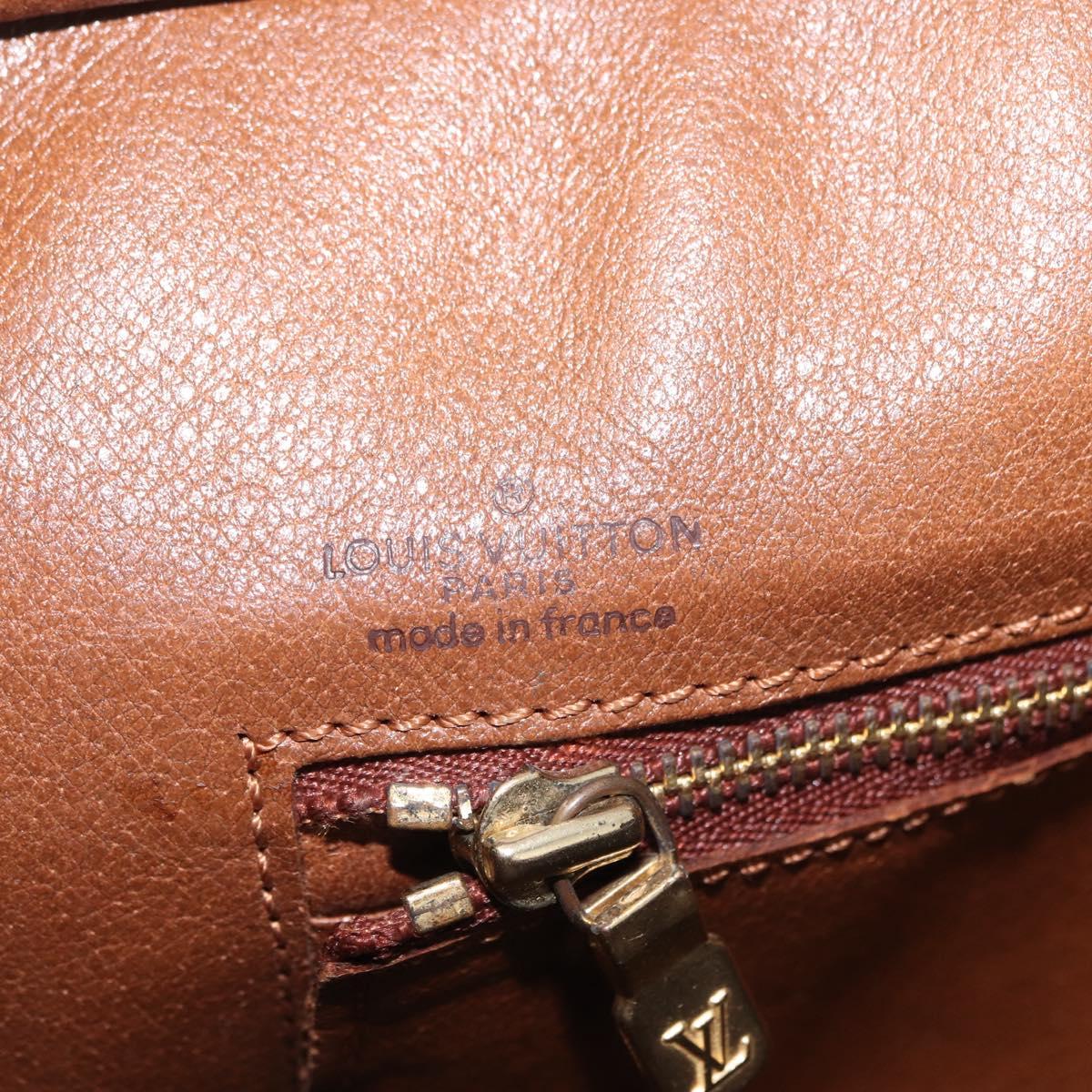 LOUIS VUITTON Monogram Sac Weekend PM Hand Bag M42425 LV Auth BA16664
