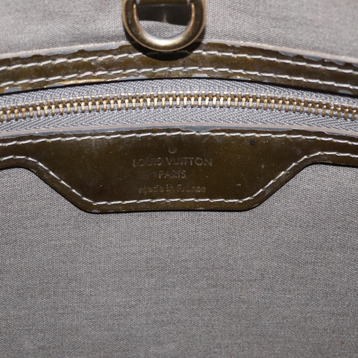 LOUIS VUITTON Monogram Vernis Wilshire PM Bag Gris Art Deco M91627 Auth BA16677