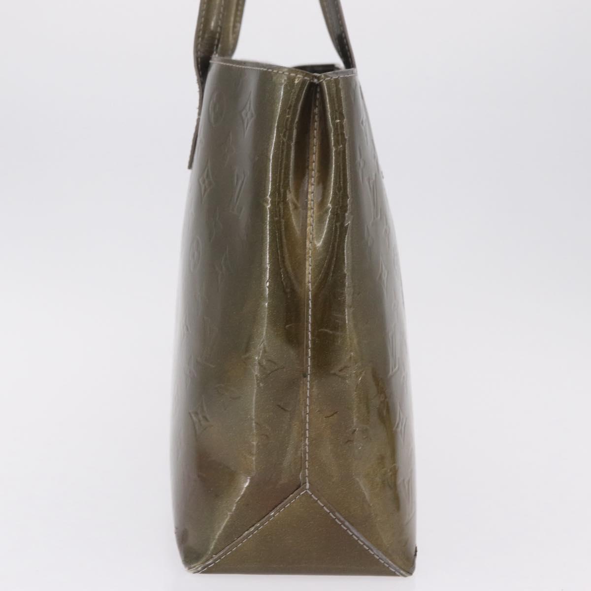 LOUIS VUITTON Monogram Vernis Wilshire PM Bag Gris Art Deco M91627 Auth BA16677