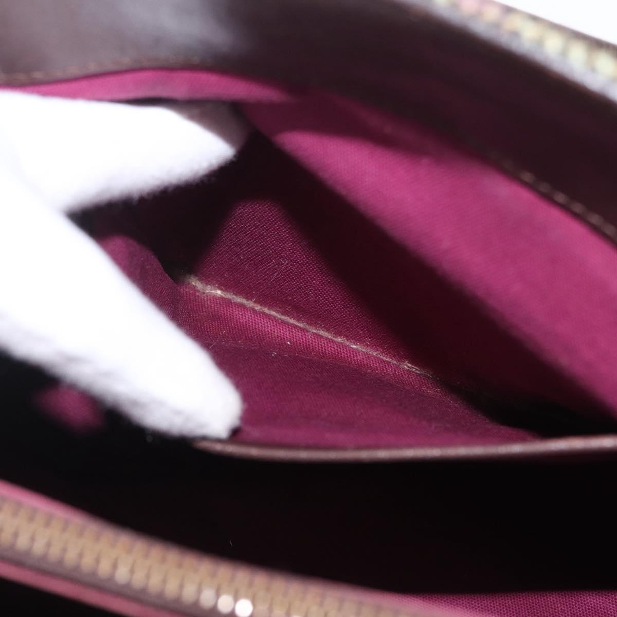 BURBERRY Tote Bag Wool Green Auth BA16686