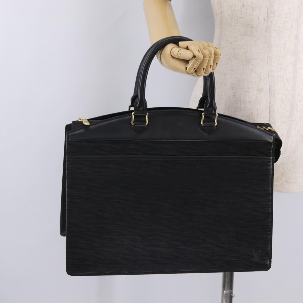 LOUIS VUITTON Epi Riviera Hand Bag Black M48182 LV Auth BA16690