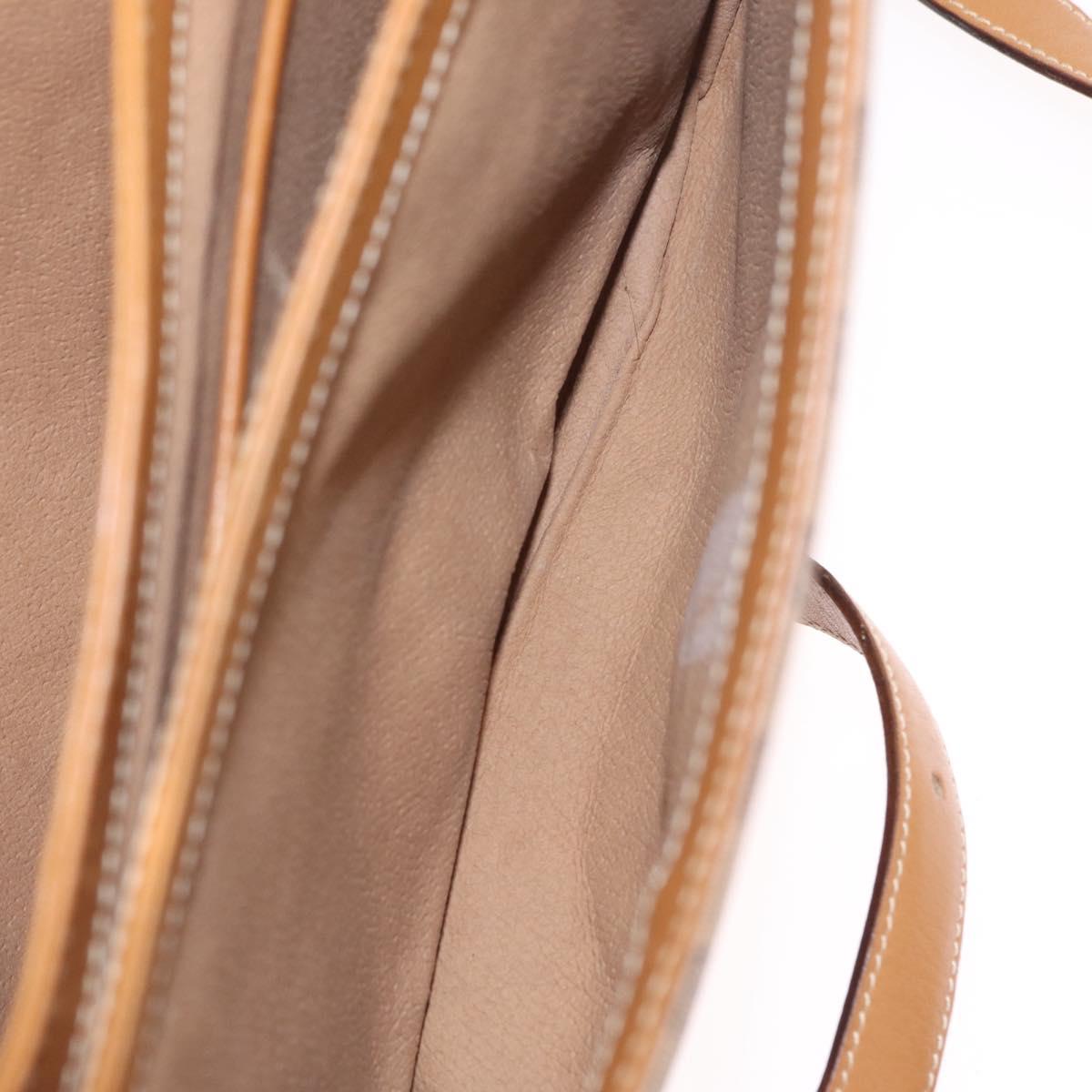 GUCCI Micro GG Supreme Shoulder Bag PVC Beige Gold 001 406 1780 Auth BA16691A