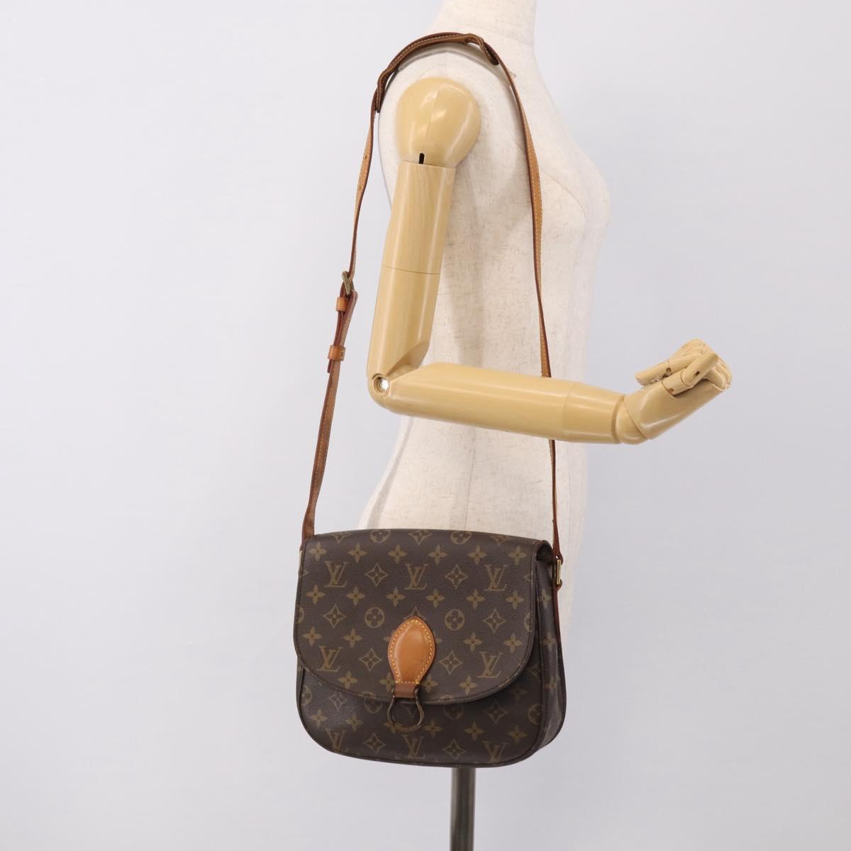 LOUIS VUITTON Monogram Saint Cloud GM Shoulder Bag M51242 LV Auth BA16697