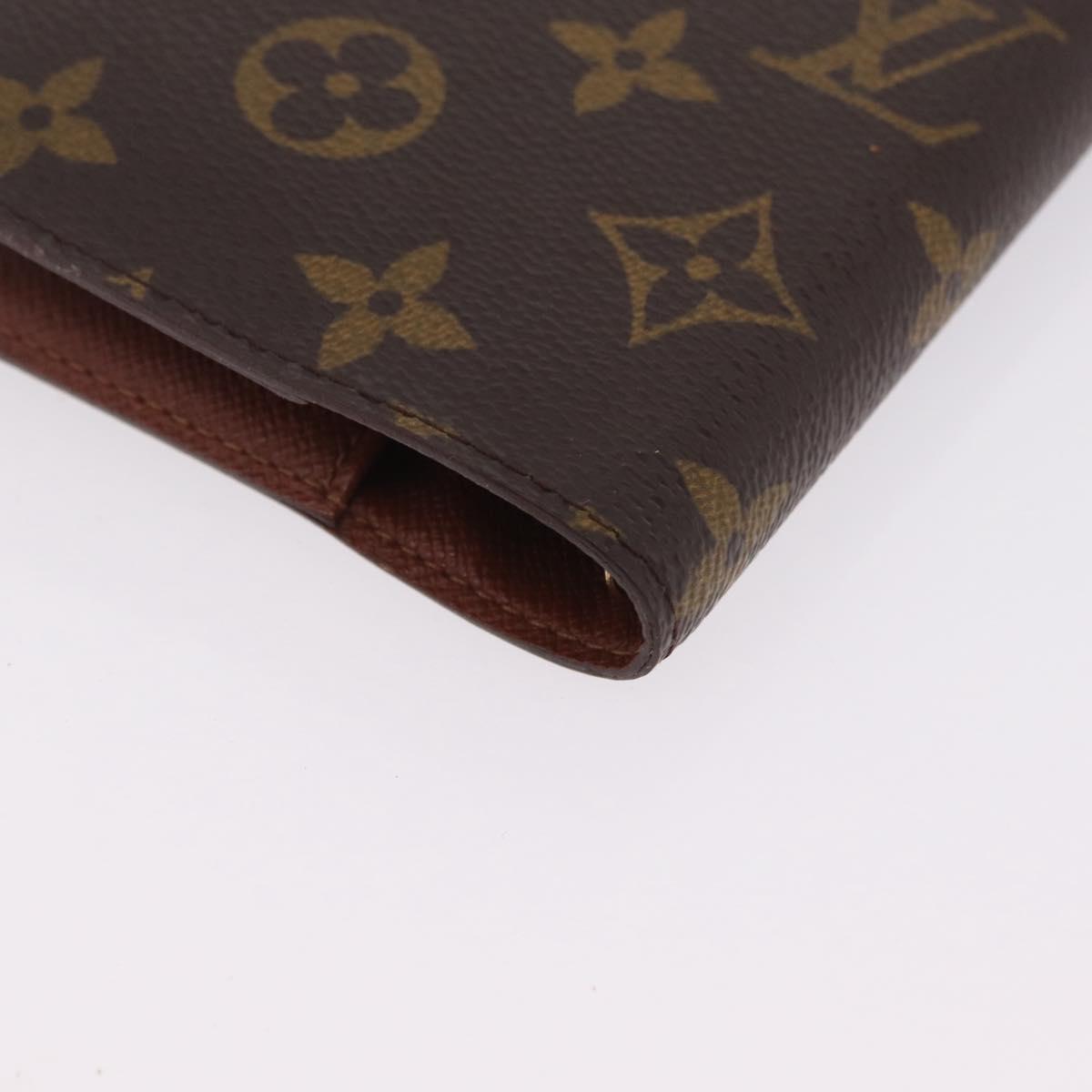 LOUIS VUITTON Monogram Agenda PM Day Planner Cover R20005 LV Auth BA16704