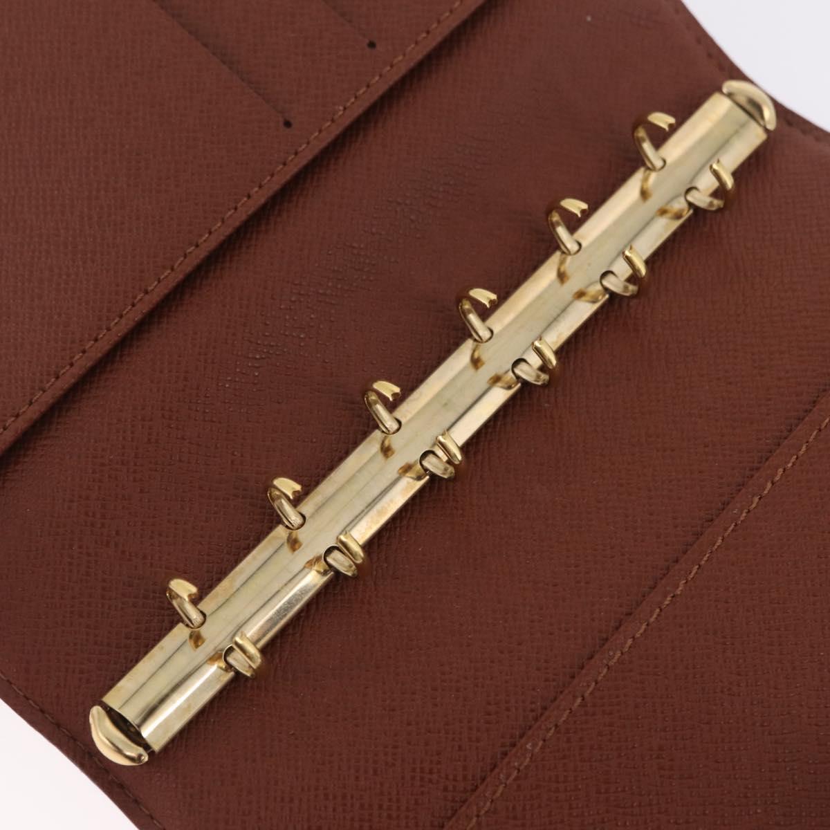 LOUIS VUITTON Monogram Agenda PM Day Planner Cover R20005 LV Auth BA16704