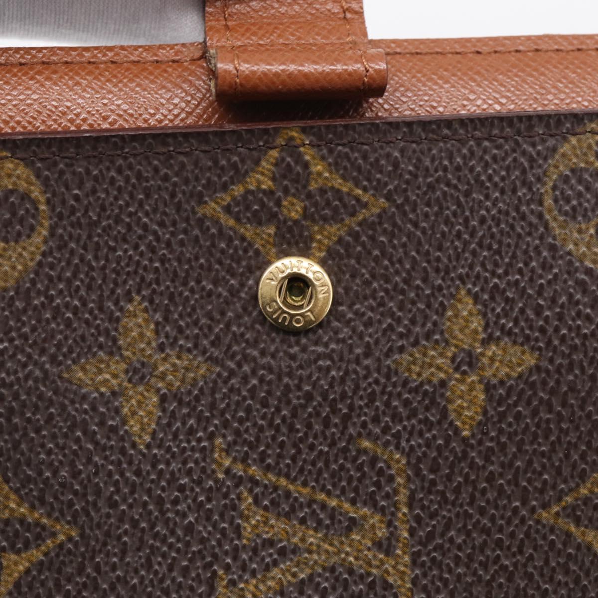 LOUIS VUITTON Monogram Agenda PM Day Planner Cover R20005 LV Auth BA16717