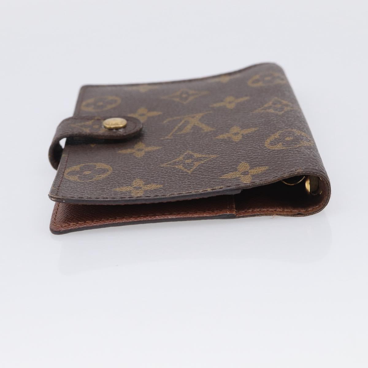 LOUIS VUITTON Monogram Agenda PM Day Planner Cover R20005 LV Auth BA16724
