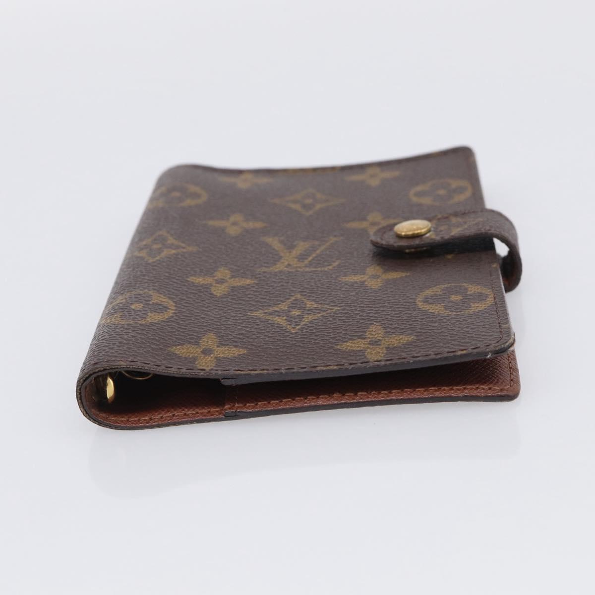 LOUIS VUITTON Monogram Agenda PM Day Planner Cover R20005 LV Auth BA16724
