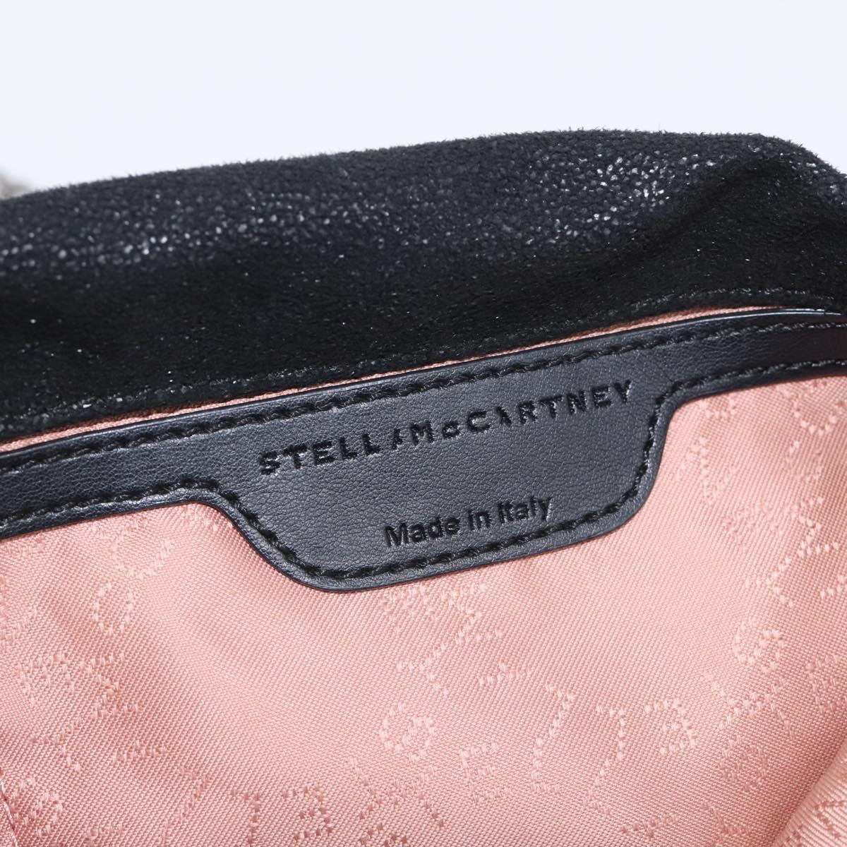 Stella McCartney Falabella Bag Polyester Black Silver 371223 Auth BA16726A