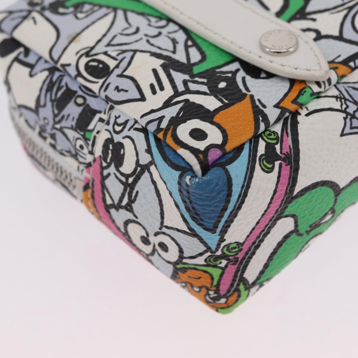 LOUIS VUITTON Monogram Comics Bijoux Sac Squared Pouch M01049 LV Auth BA16727V