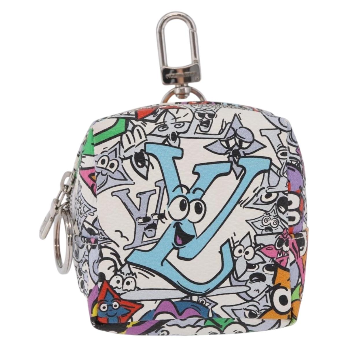 LOUIS VUITTON Monogram Comics Bijoux Sac Squared Pouch M01049 LV Auth BA16727V