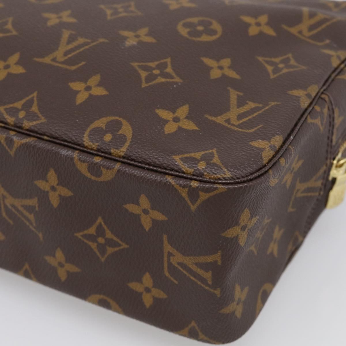 LOUIS VUITTON Monogram Trousse Toilette 28 Clutch Bag M47522 LV Auth BA16730