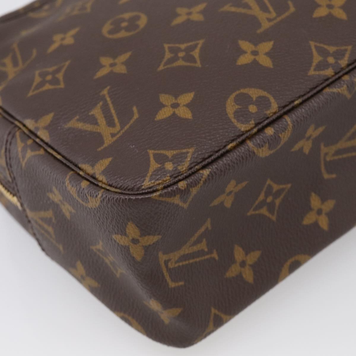 LOUIS VUITTON Monogram Trousse Toilette 28 Clutch Bag M47522 LV Auth BA16730