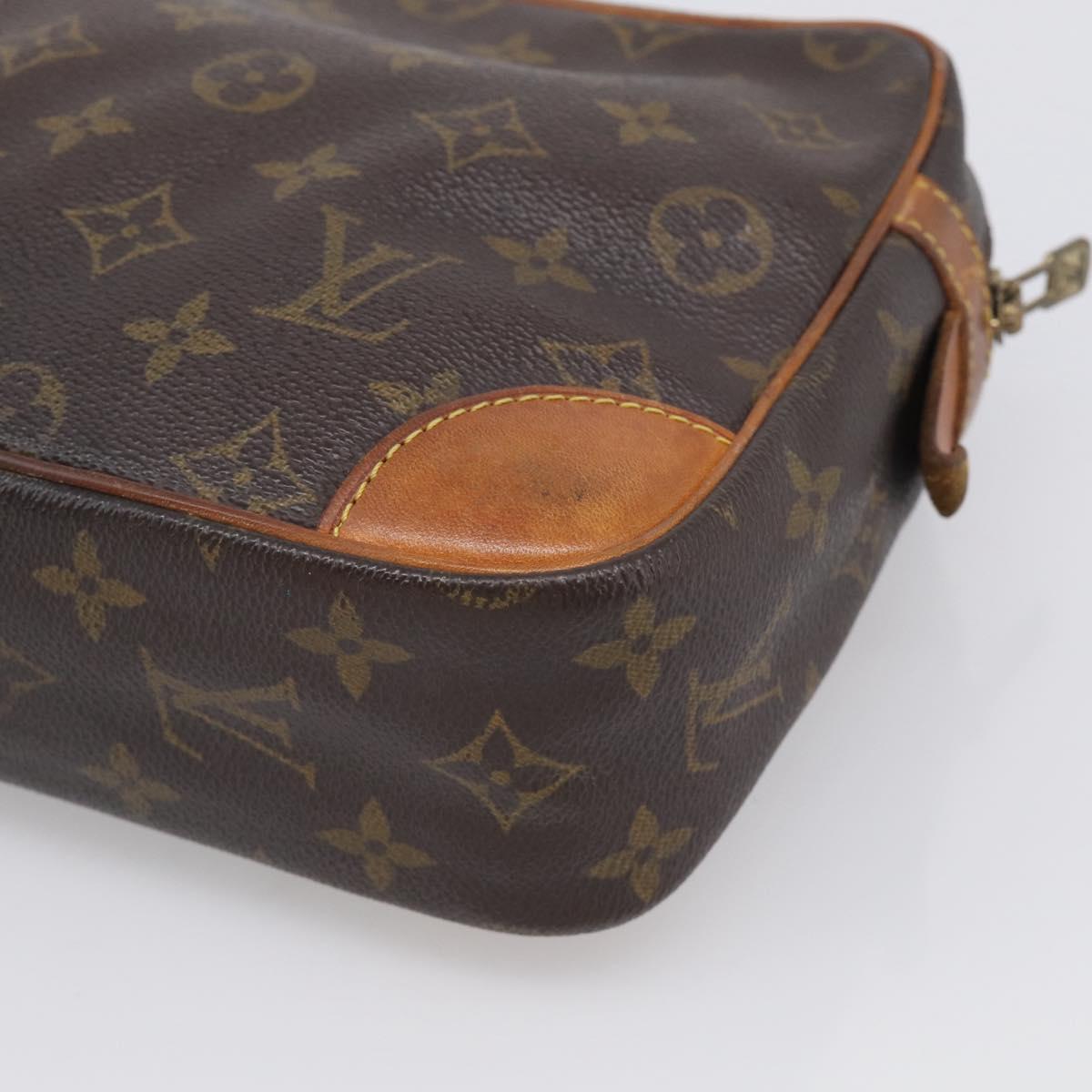 LOUIS VUITTON Monogram Compiegne 28 Clutch Bag M51845 LV Auth BA16733