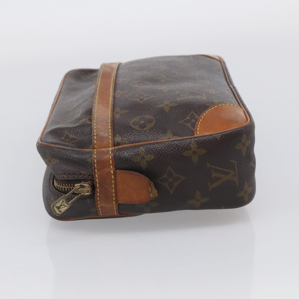 LOUIS VUITTON Monogram Compiegne 28 Clutch Bag M51845 LV Auth BA16733