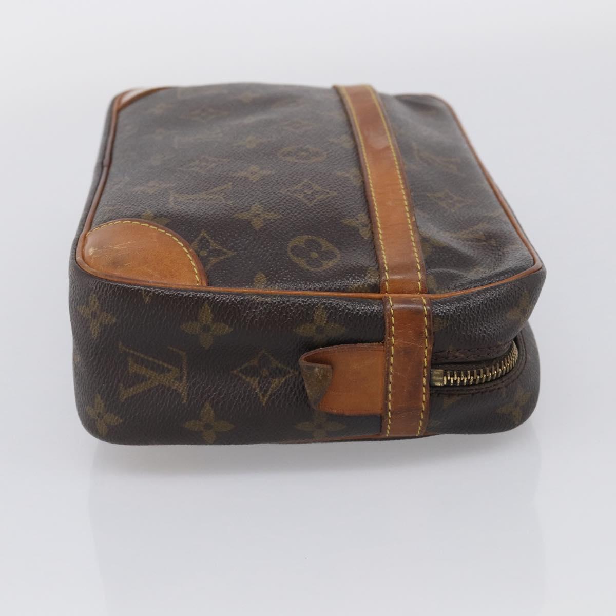 LOUIS VUITTON Monogram Compiegne 28 Clutch Bag M51845 LV Auth BA16733