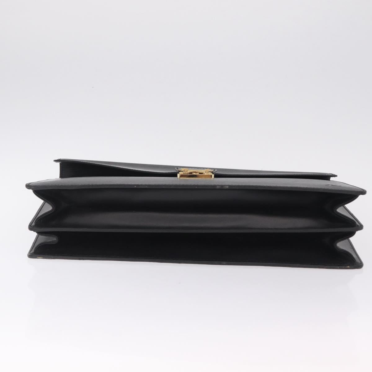 LOUIS VUITTON Epi Serviette Conseiller Business Bag Black M54422 LV Auth BA16739