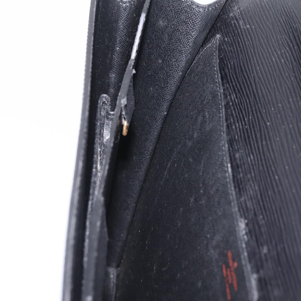 LOUIS VUITTON Epi Serviette Conseiller Business Bag Black M54422 LV Auth BA16739