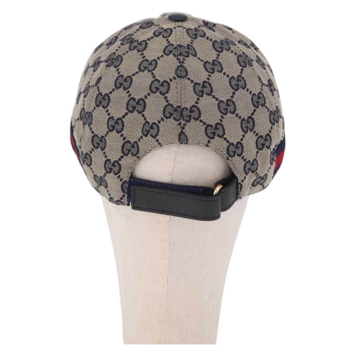 GUCCI Disney MicroGG Supreme Baseball Cap PVC Beige 602979 Auth BA16742V