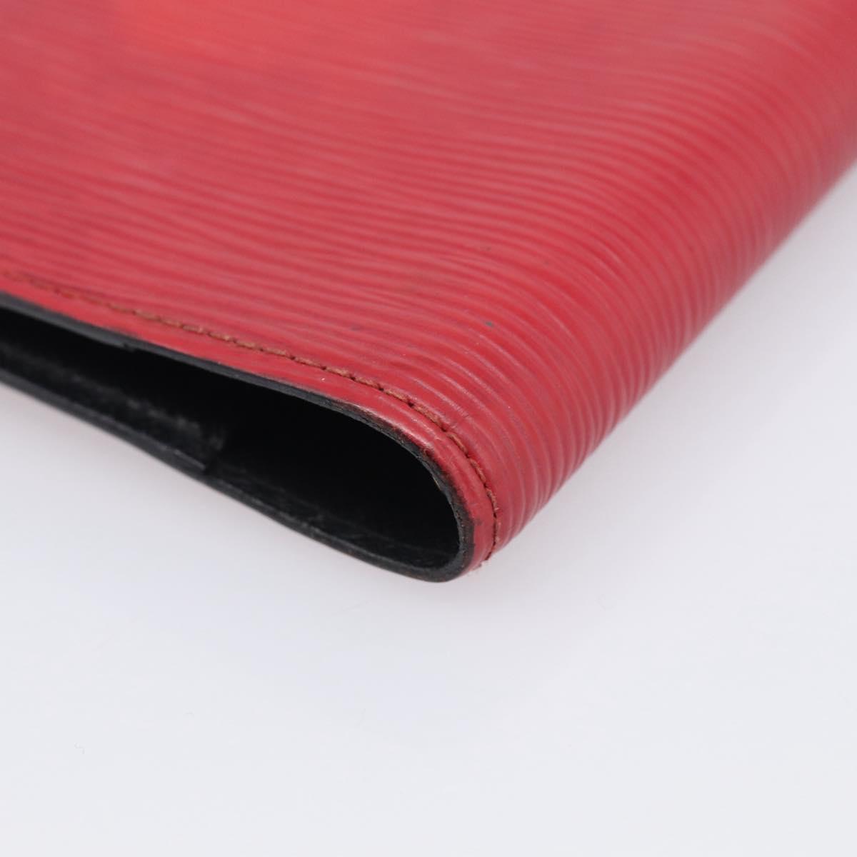 LOUIS VUITTON Epi Agenda PM Day Planner Cover Red R20057 LV Auth BA16747
