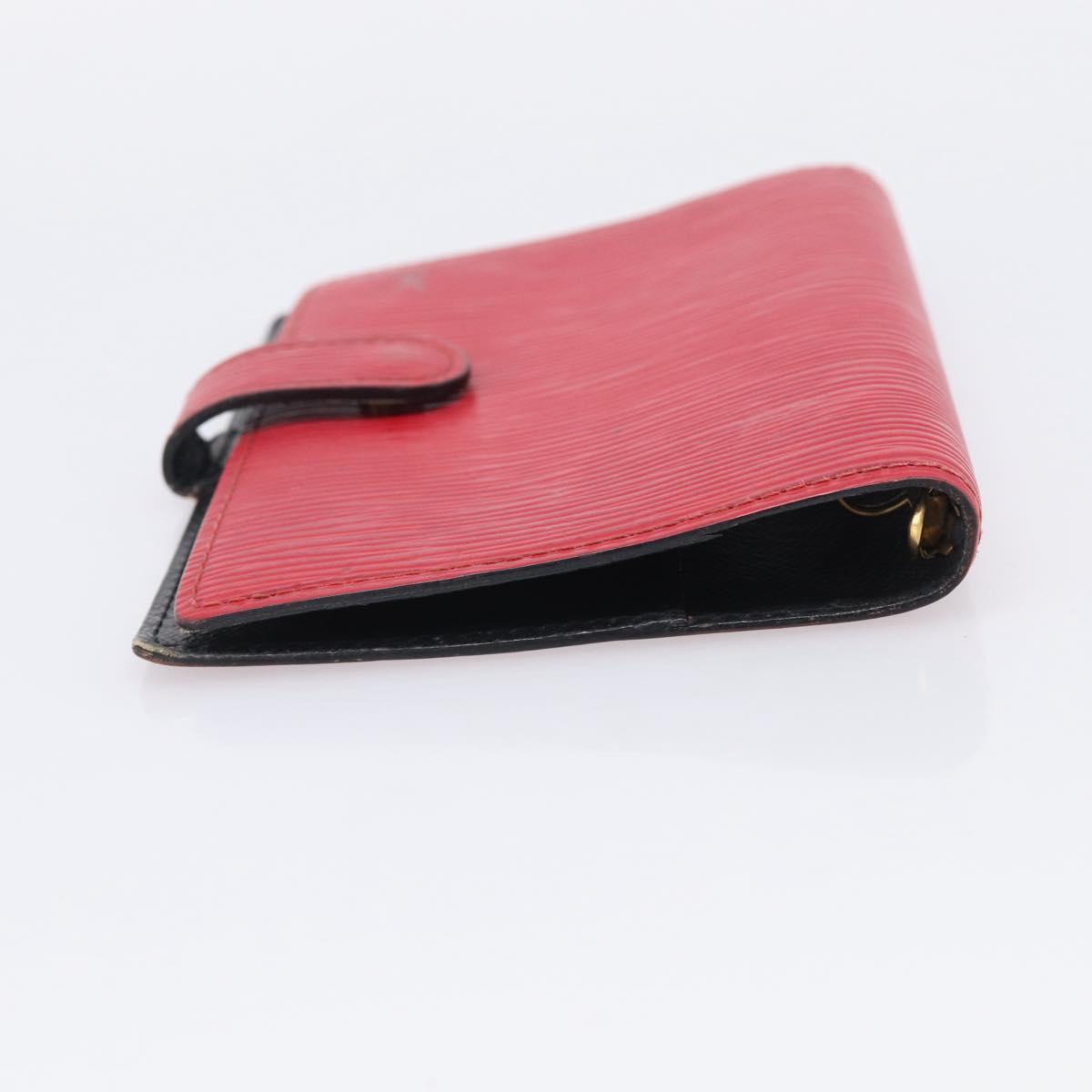 LOUIS VUITTON Epi Agenda PM Day Planner Cover Red R20057 LV Auth BA16747