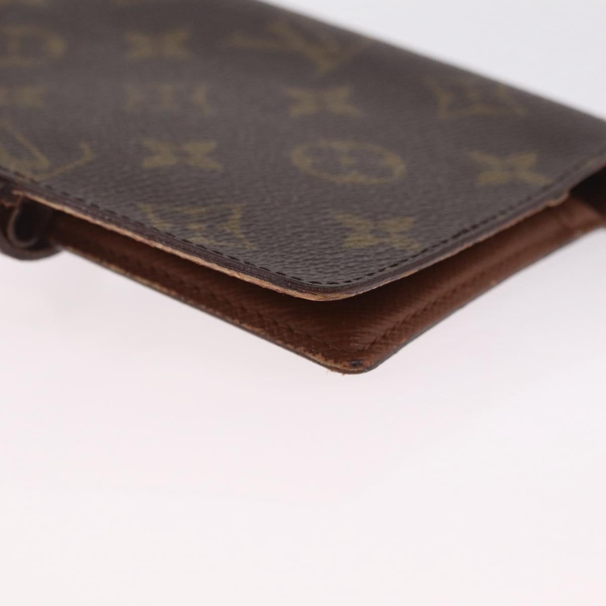 LOUIS VUITTON Monogram Agenda PM Day Planner Cover R20005 LV Auth BA16749