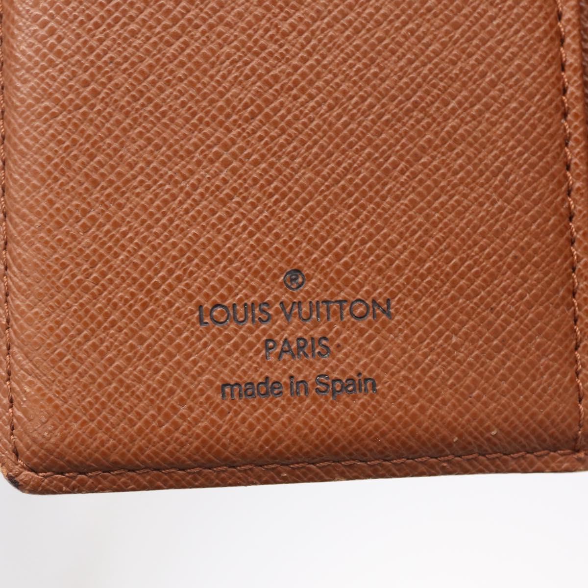LOUIS VUITTON Monogram Agenda PM Day Planner Cover R20005 LV Auth BA16749