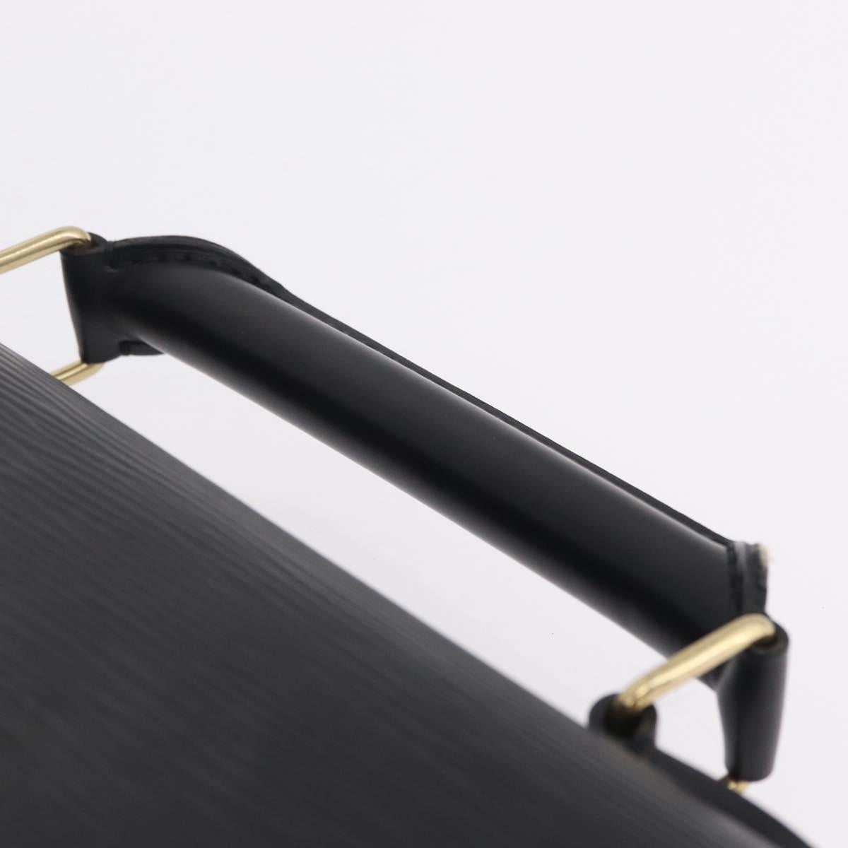 LOUIS VUITTON Epi Serviette Conseiller Bag Black M54422 LV Auth BA16760A