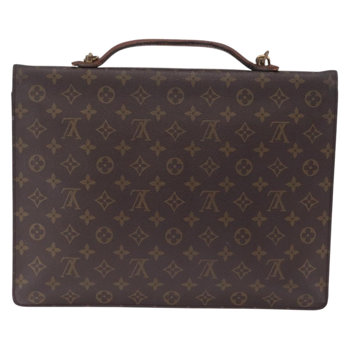 LOUIS VUITTON Monogram Porte Documents Bandouliere Bag M53338 LV Auth BA16765