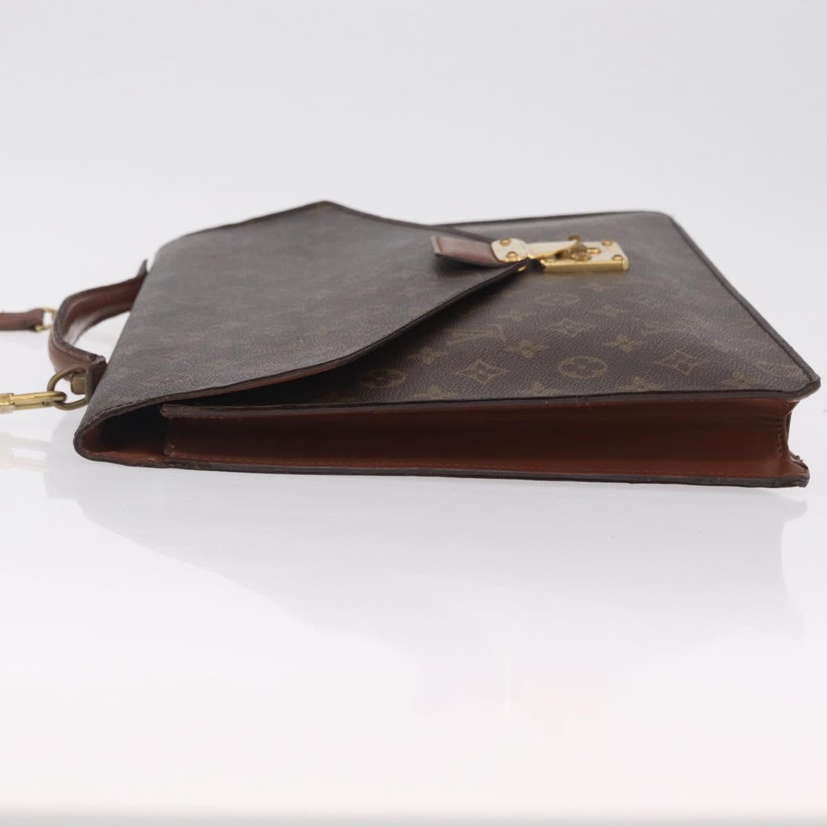 LOUIS VUITTON Monogram Porte Documents Bandouliere Bag M53338 LV Auth BA16765