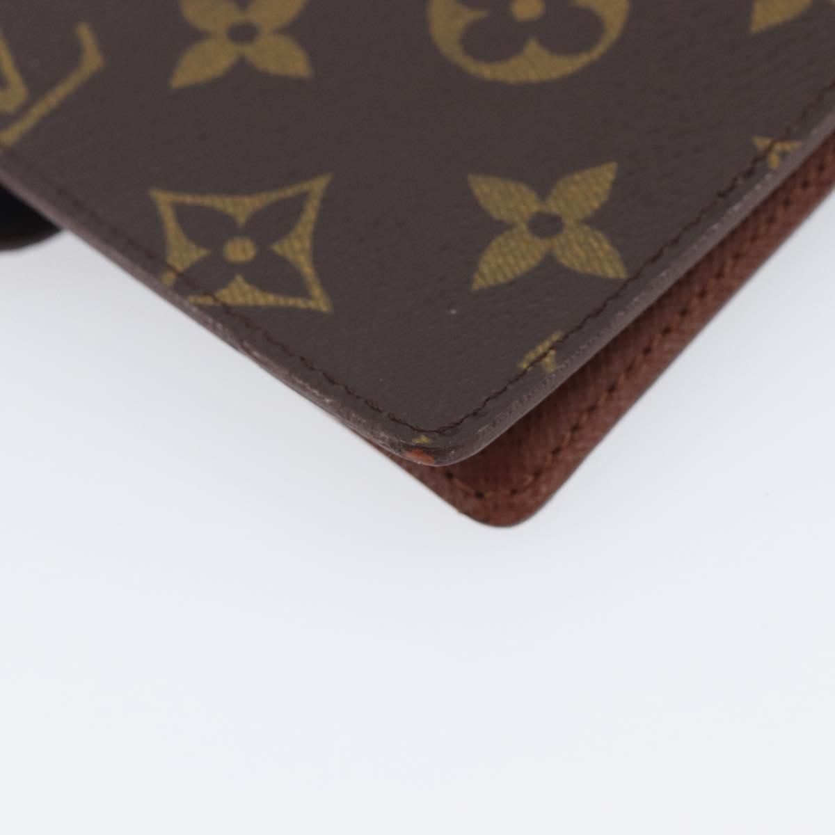 LOUIS VUITTON Monogram Agenda PM Day Planner Cover R20005 LV Auth BA16773