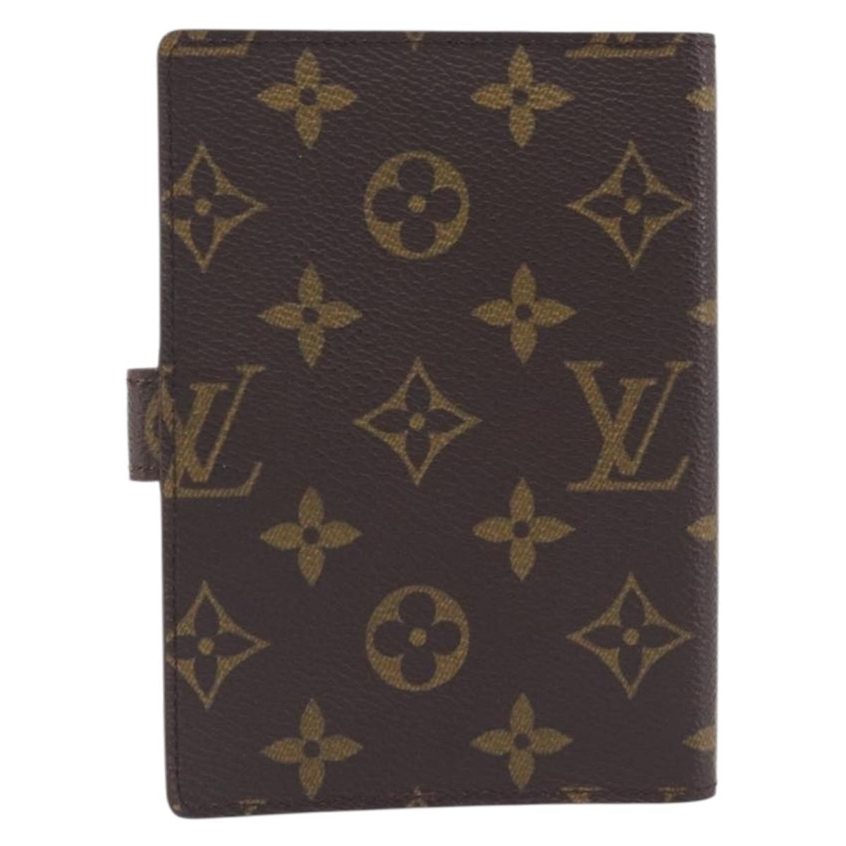 LOUIS VUITTON Monogram Agenda PM Day Planner Cover R20005 LV Auth BA16773