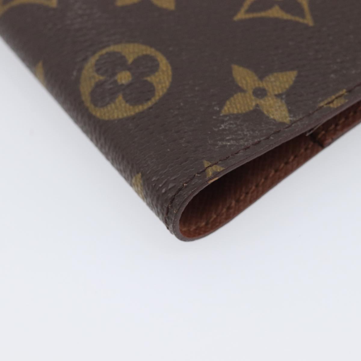 LOUIS VUITTON Monogram Agenda PM Day Planner Cover R20005 LV Auth BA16773