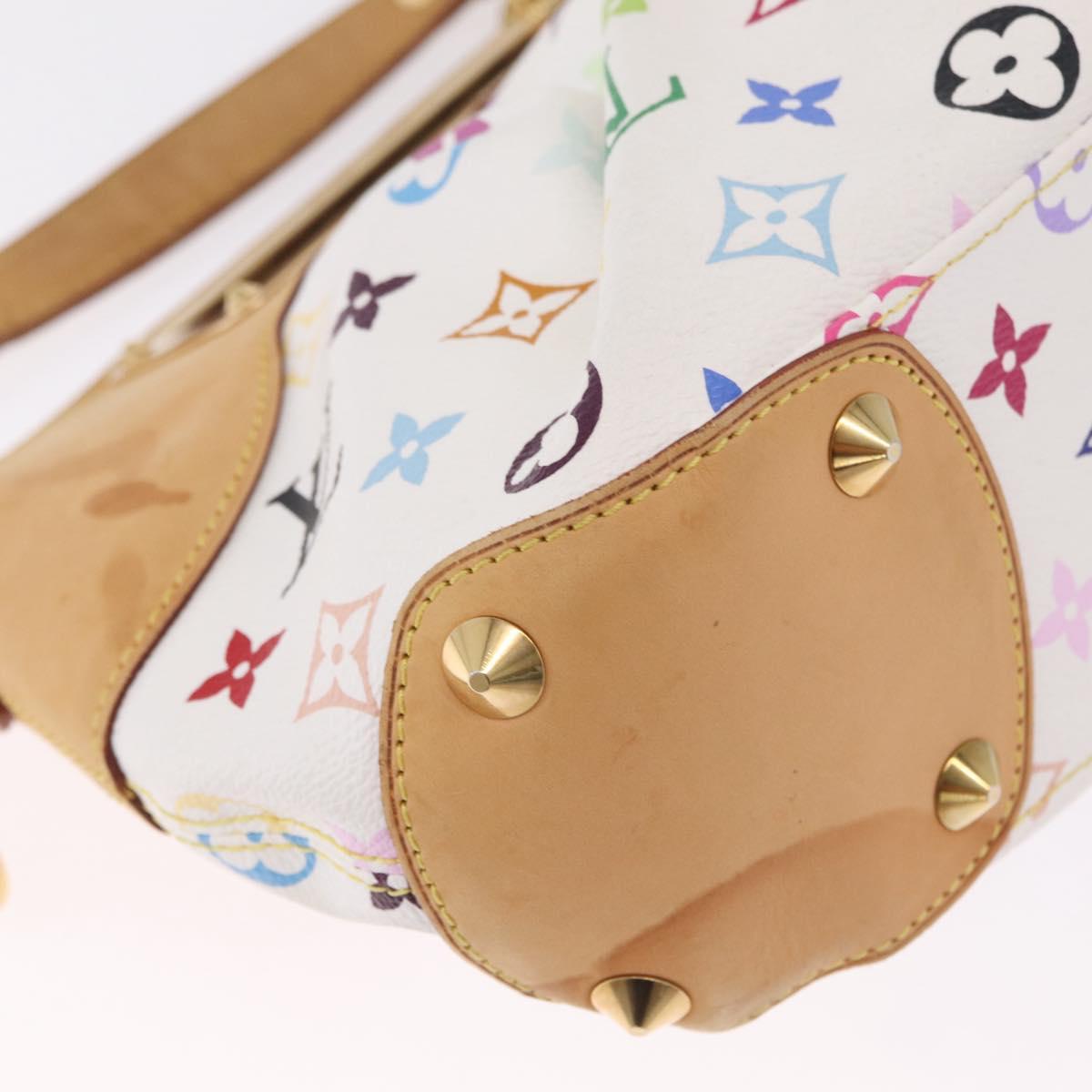 LOUIS VUITTON Monogram Multicolor Judy PM Bag White M40257 LV Auth BA16774A