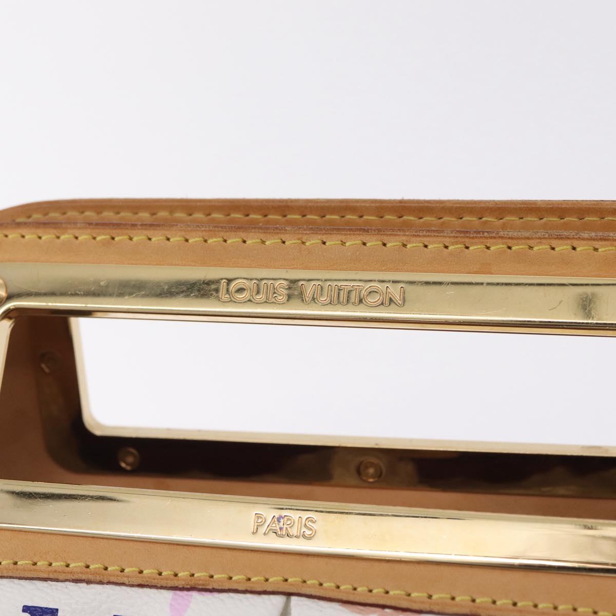 LOUIS VUITTON Monogram Multicolor Judy PM Bag White M40257 LV Auth BA16774A