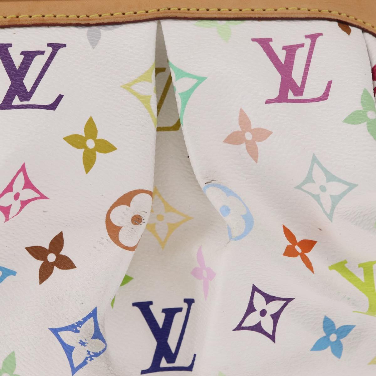 LOUIS VUITTON Monogram Multicolor Judy PM Bag White M40257 LV Auth BA16774A