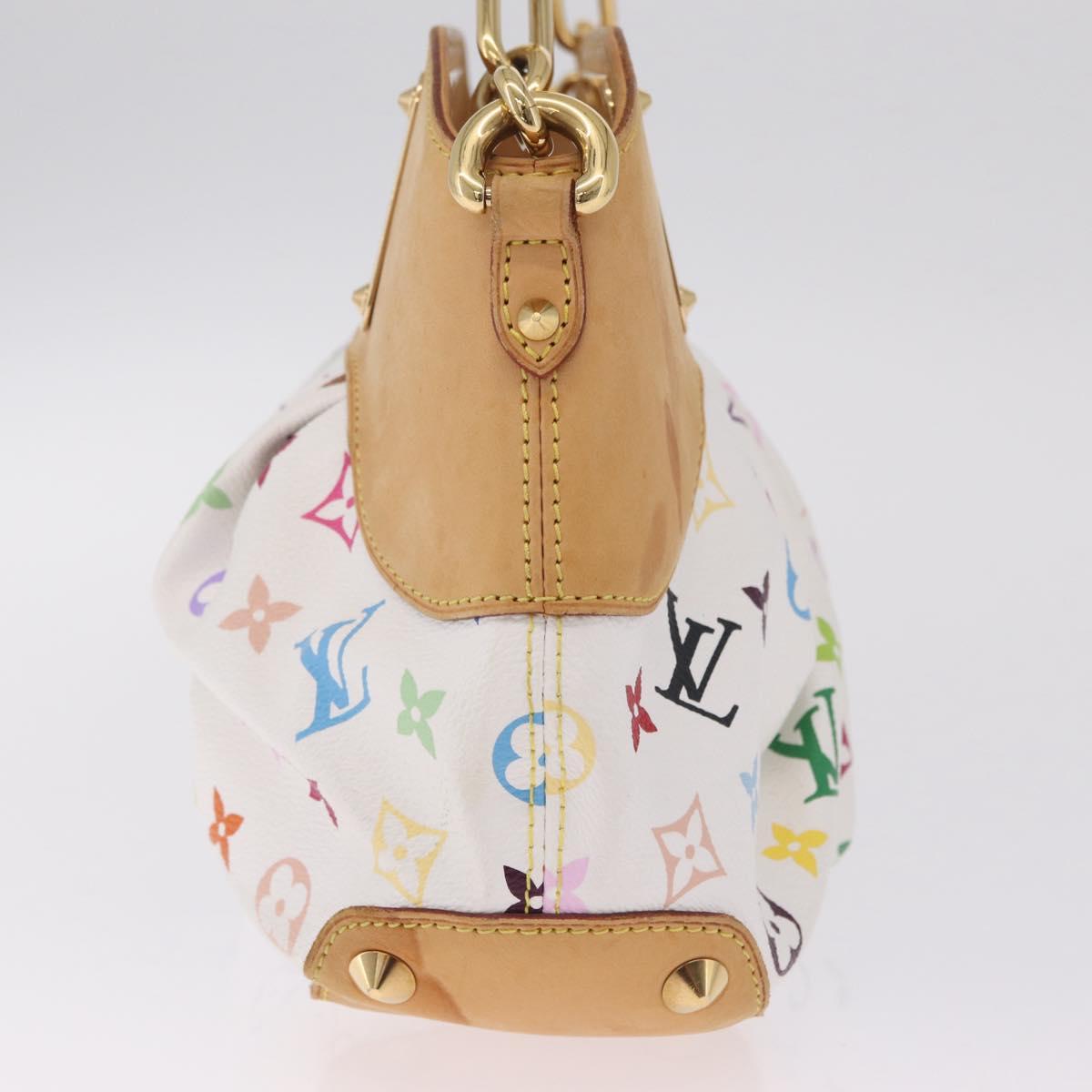 LOUIS VUITTON Monogram Multicolor Judy PM Bag White M40257 LV Auth BA16774A