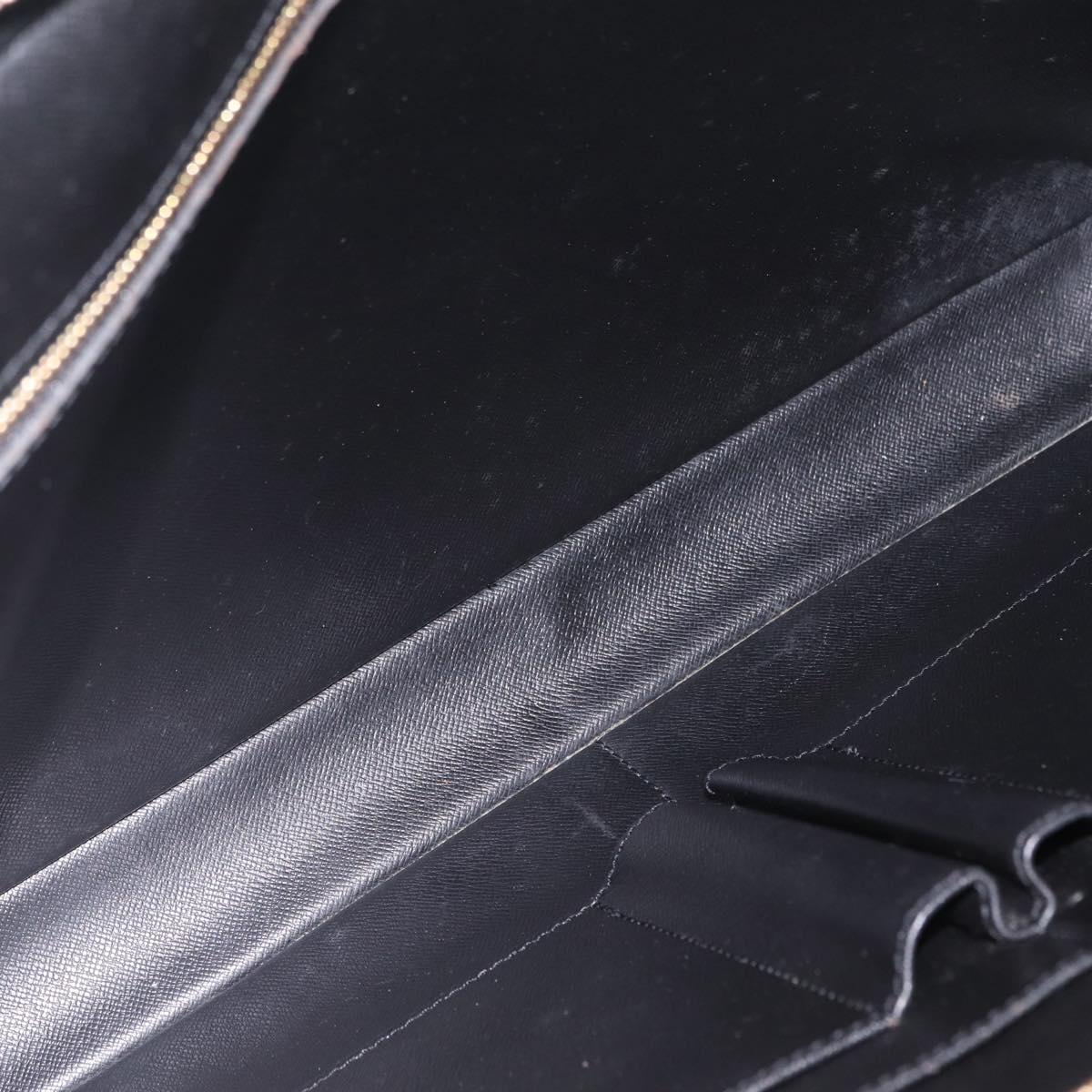 LOUIS VUITTON Epi Porte Documents Voyage Business Bag Black M54472 Auth BA16779